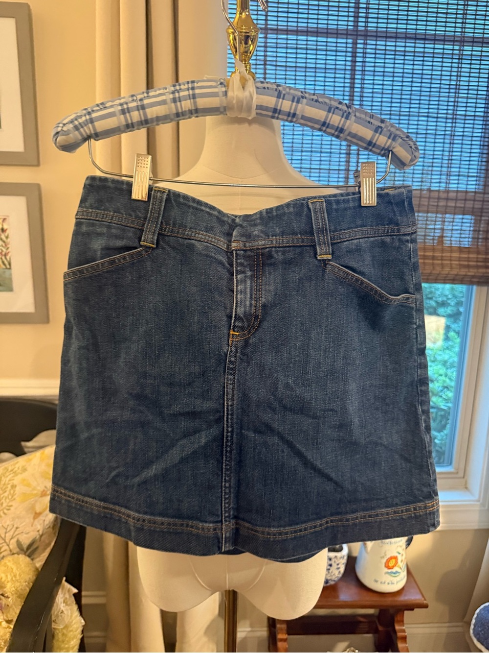 Lilly Pulitzer Indigo Denim Mini Skirt